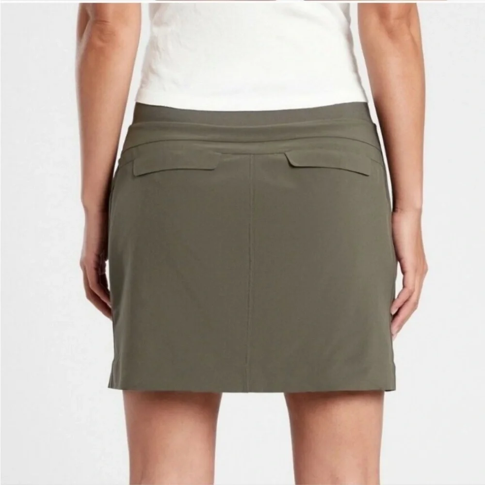 Athleta Soho Skort Size 26 NEW WITH TAGS Olive Green - Picture 4 of 4